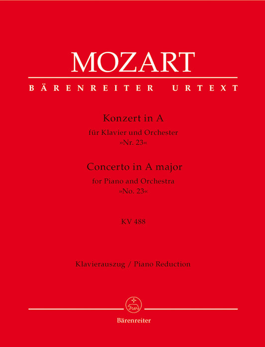 Mozart Pno Concerto 23 A K488 BA Pno Re