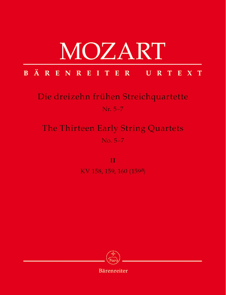 Mozart 13 Early Str 4tets Vol2 KV158- BA