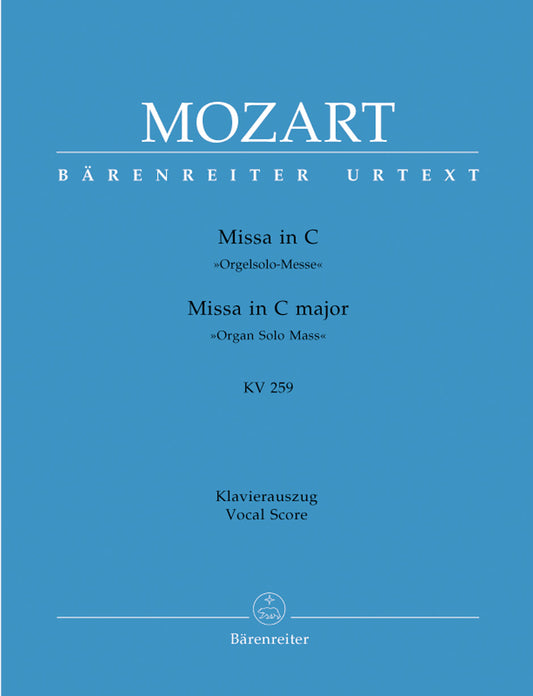Mozart Mass C Maj K259 V/S BA