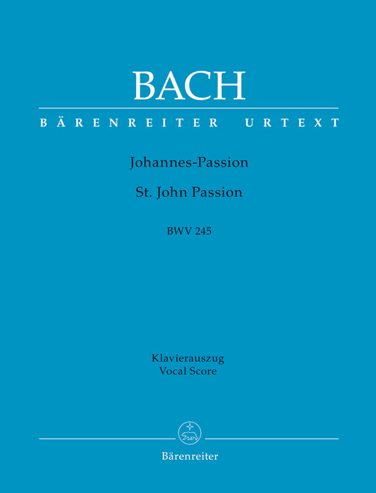 Bach St John Passion V/S BA BWV425