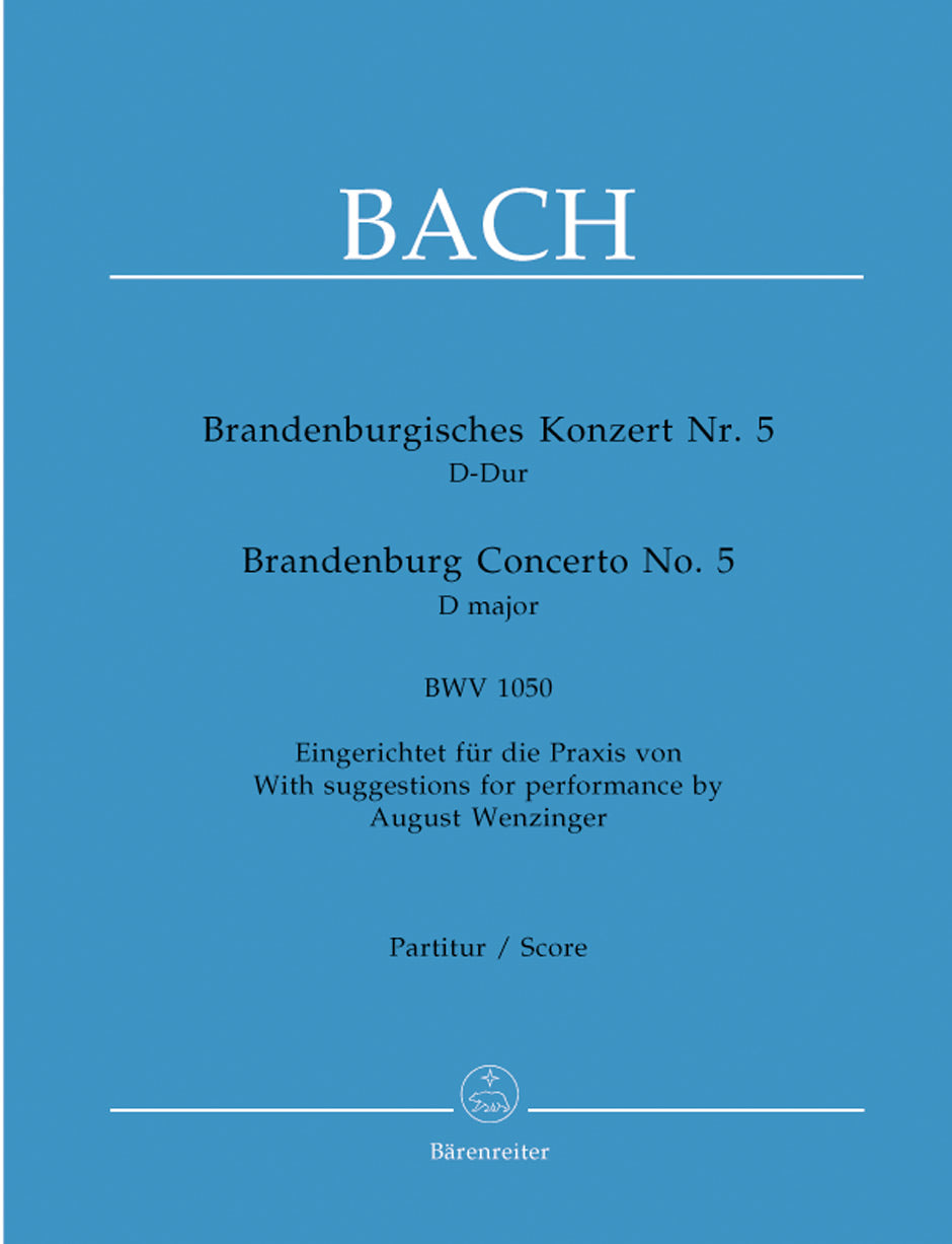 Bach Brandenburg Concerto 5 BWV1050 SCO