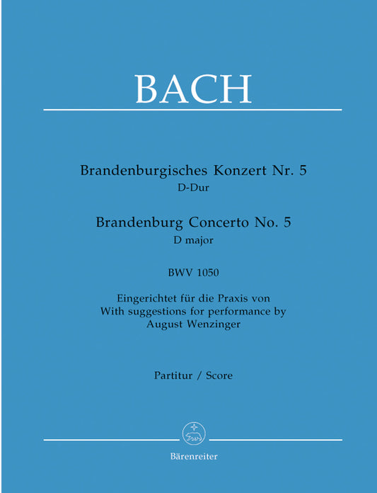 Bach Brandenburg Concerto 5 BWV1050 SCO