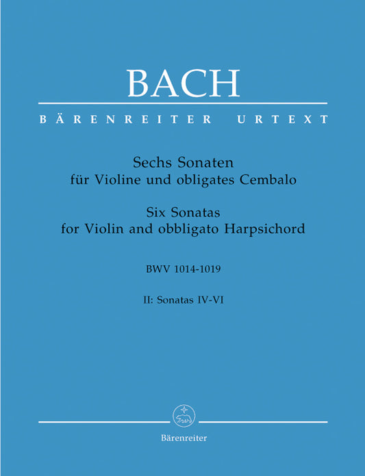 Bach 6 Sonatas Vln IV-VI BWV1014-1019 B