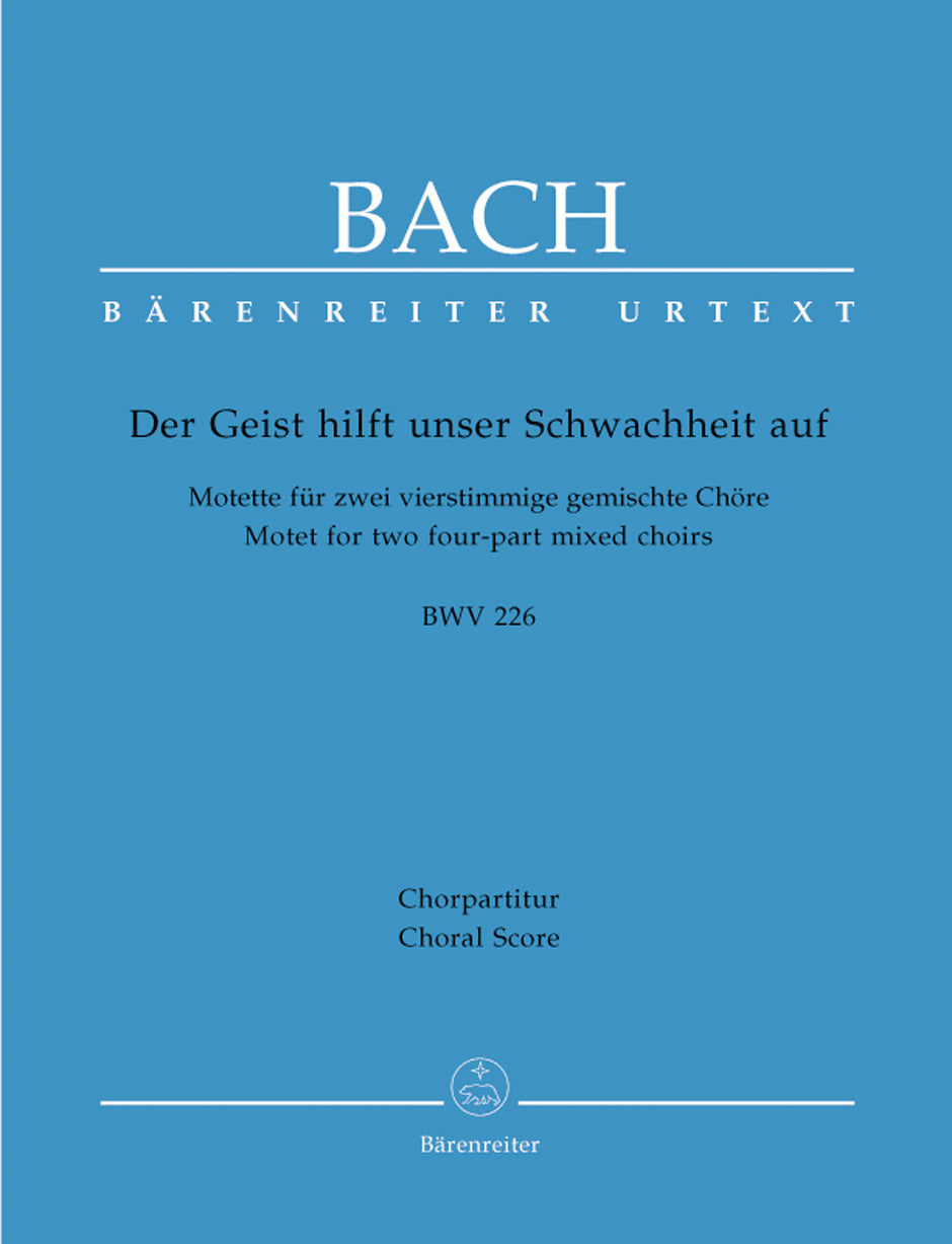 Bach Der Geist hilft unser V/S BA BWV 2