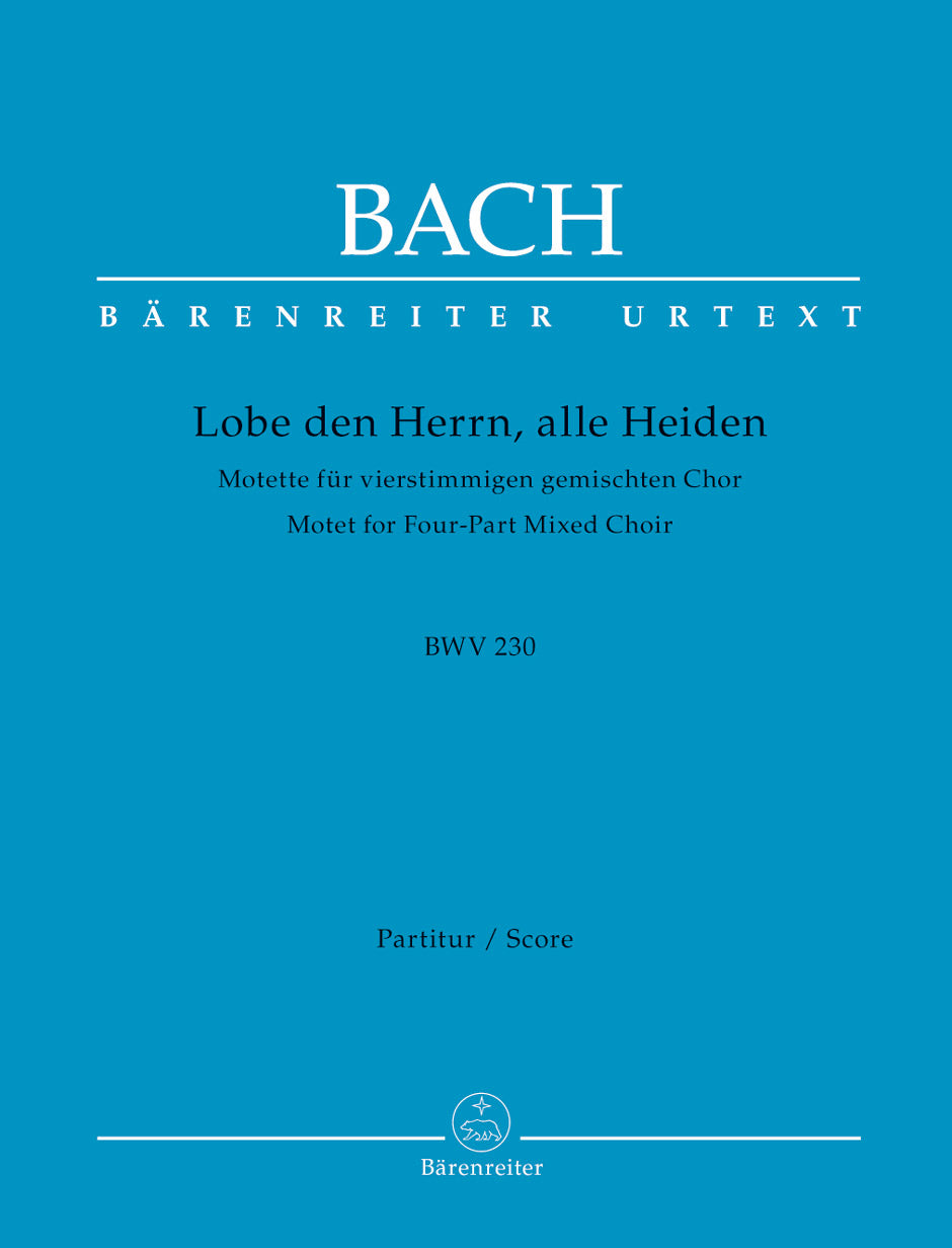 Bach Lobet den Herrn, alle Heiden BA513