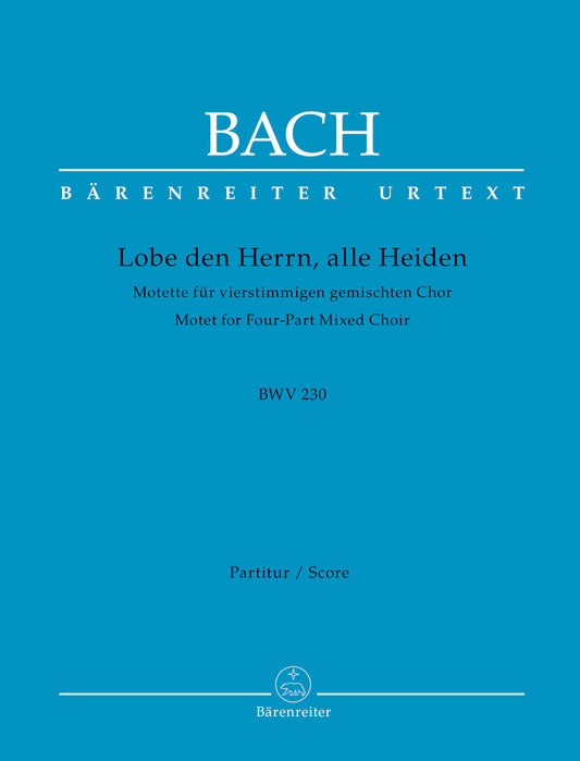 Bach Lobet den Herrn, alle Heiden BA513