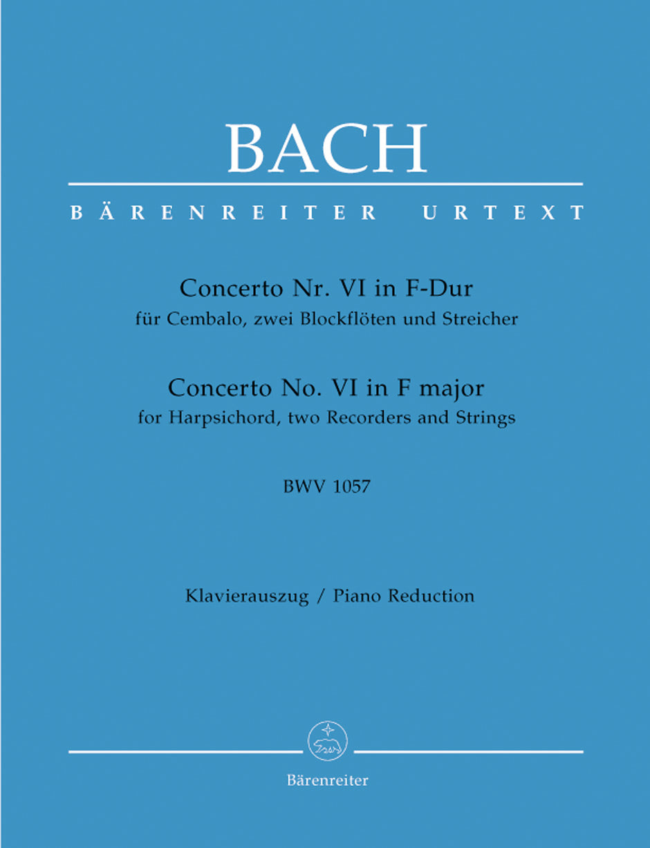 Bach Kbd Concerto No6 F BWV1057 Pno Red