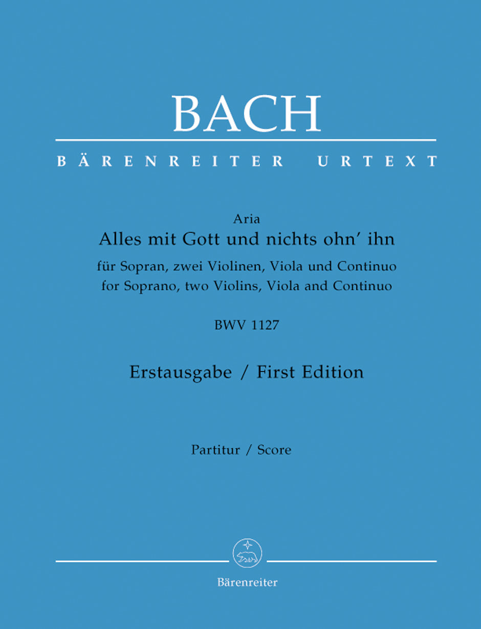 Bach Alles mit Gott und nichts ohn ihn