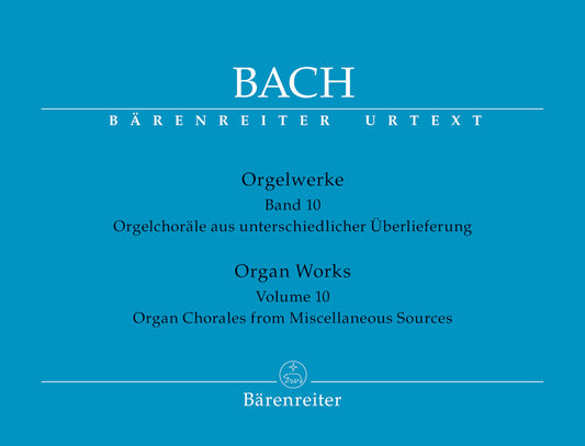 Bach Organ Chorales misc sources BA