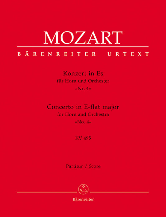 Mozart Horn Concerto 4 Eb KV495 F/S BA