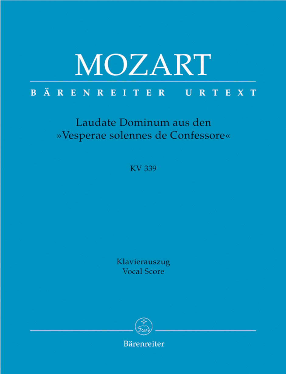 Mozart Laudate Dominum KV339 V/S BA