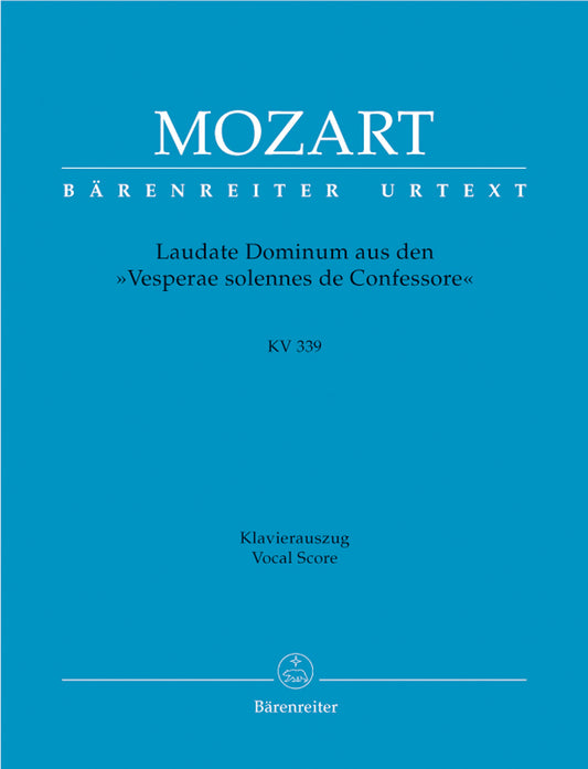 Mozart Laudate Dominum KV339 V/S BA
