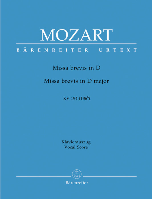 Mozart Missa brevis D maj BA V/S