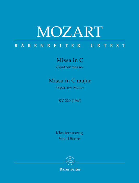Mozart Mass C maj KV 220 Sparrow V/S