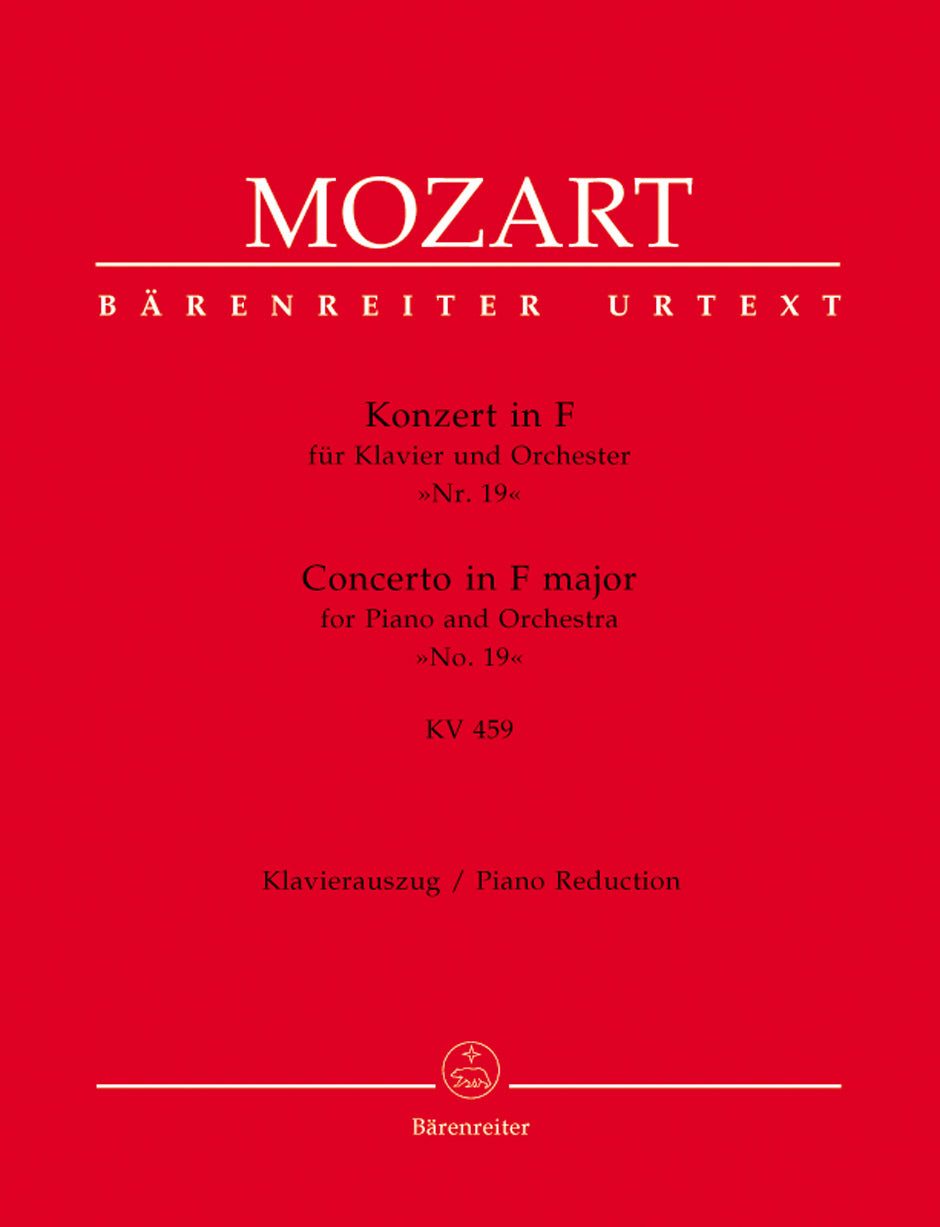 Mozart Pno Concerto 19 K459 BA