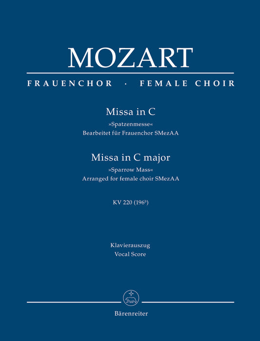 Mozart Missa Cmin Sparrowmass Fem Choir