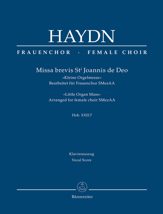 Haydn Little Org Mass Fem Choir BA