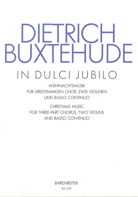 Buxtehude In Dulci Jubilo 3pt chorus/2V