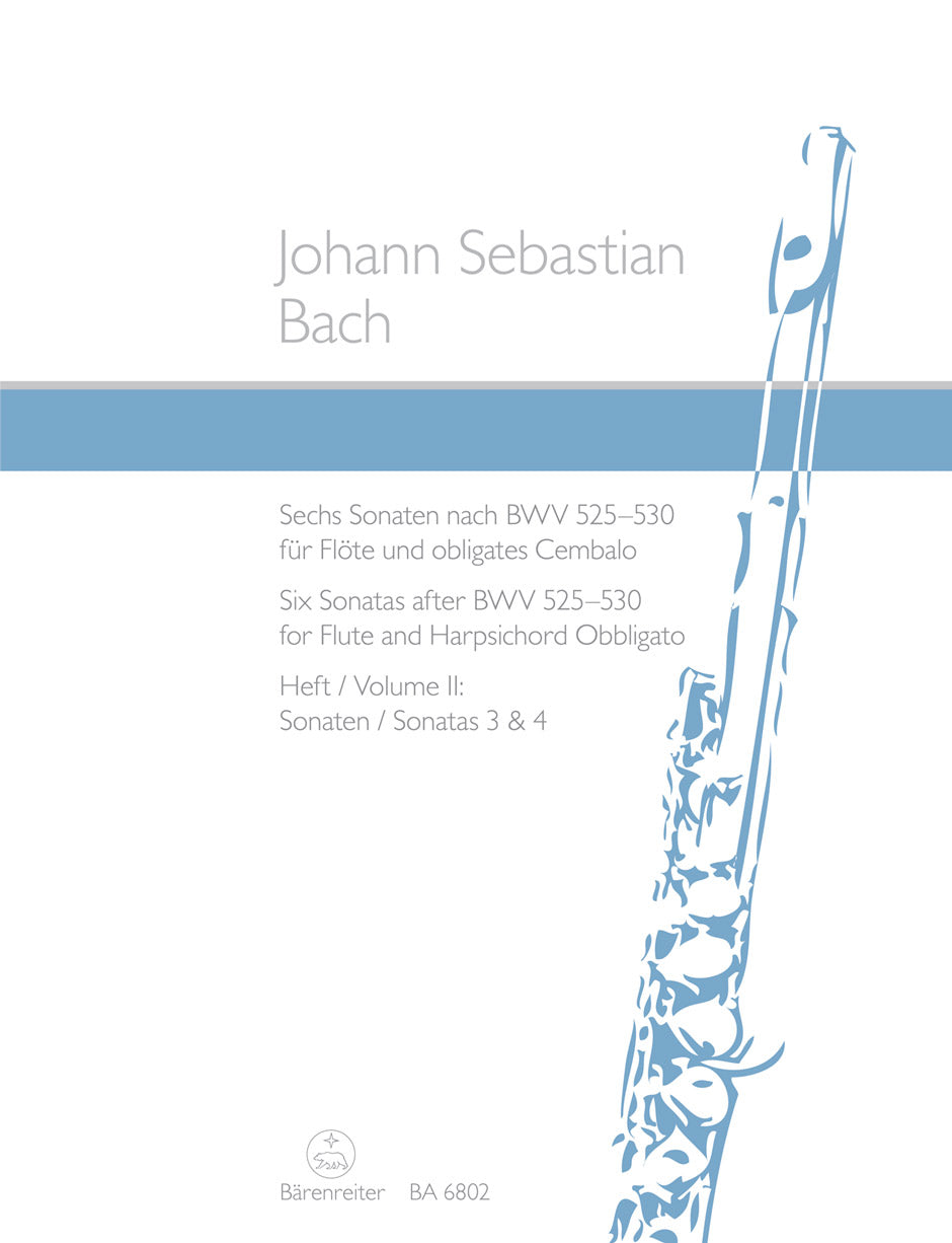 Bach 6 Sonatas Flt Vol2 No3&4 BA