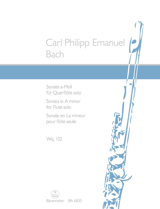 Bach CPE Sonata A Min Flt Solo Wq132 BA