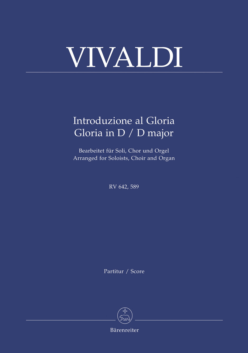 Vivaldi Gloria RV462,589 BA V/S