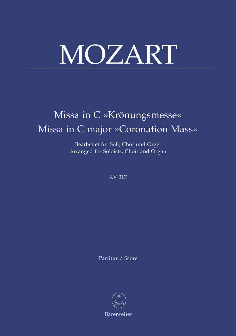 Mozart Coronation Mass C K317 V/S BA Ch