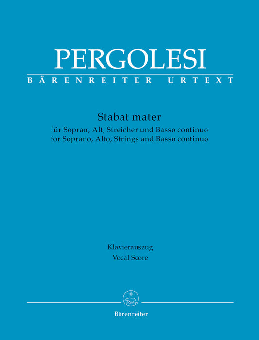 Pergolesi Stabat Mater SATB Bk BA7679-9