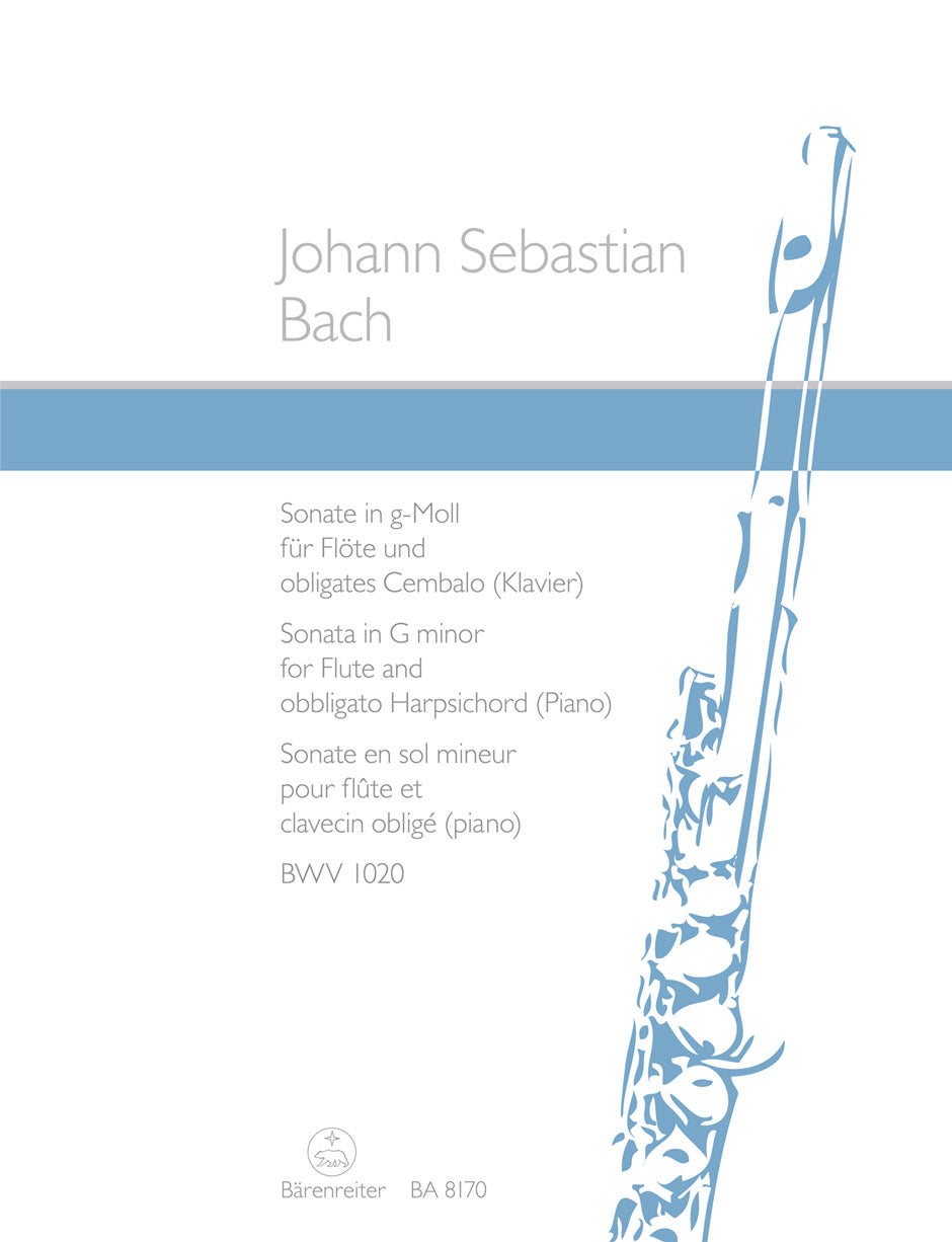 Bach Sonata in G minor Flt BA8170