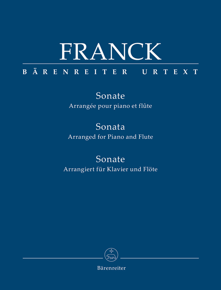 Franck Sonata in A Flute&Pno arr BA