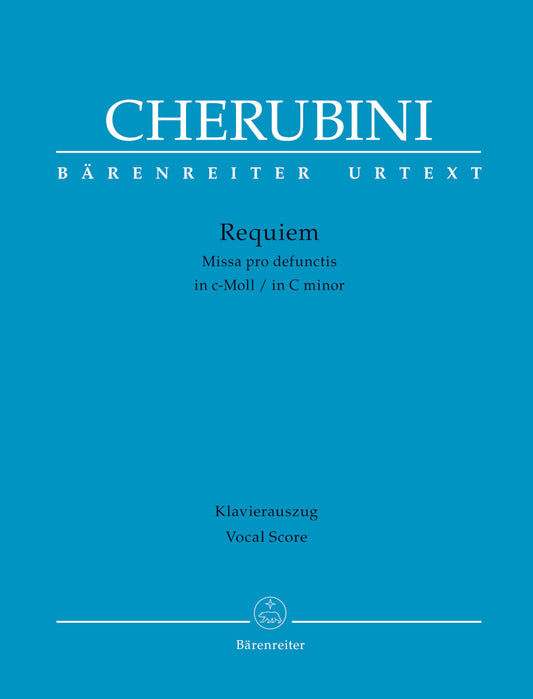 Cherubini Requiem C Min V/S New Ed