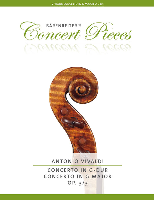 Vivaldi Vln Concerto in G Op3/3 Vln&Pno