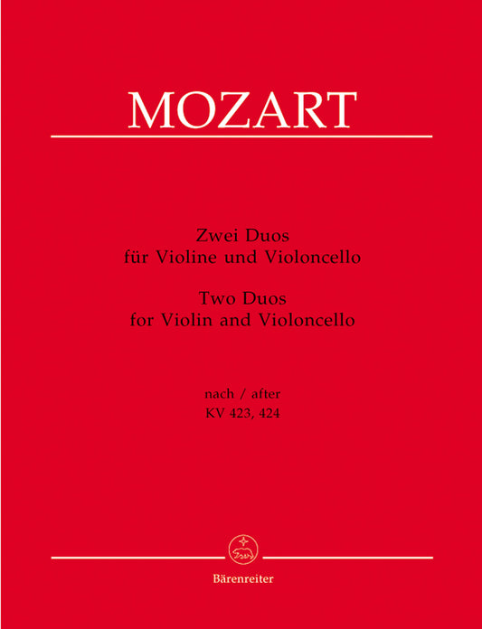Mozart 2 Duos Vln&Vc KV423/424 Sc+Pts B