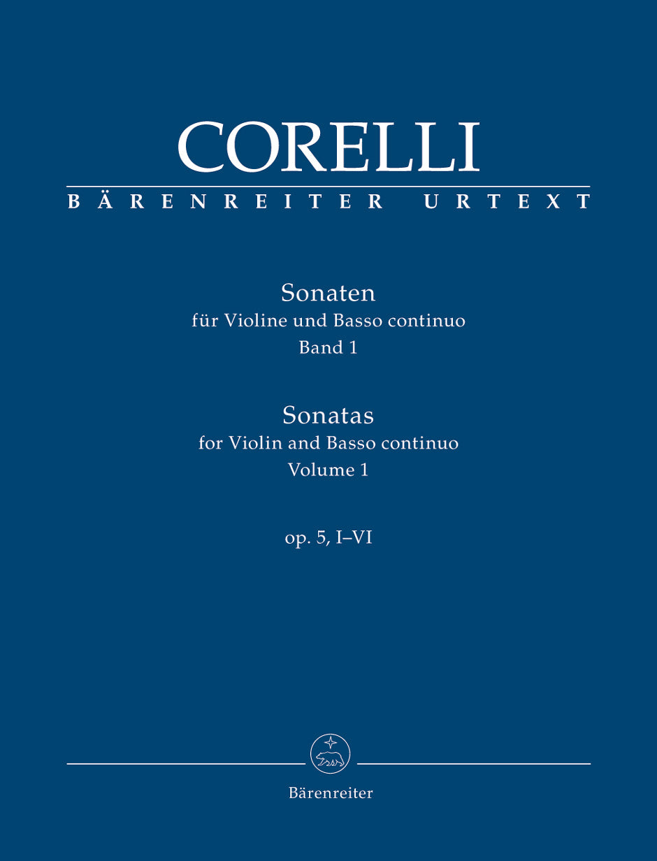Corelli Sonatas Vol1 Op5 No1-6 Vln&Bass