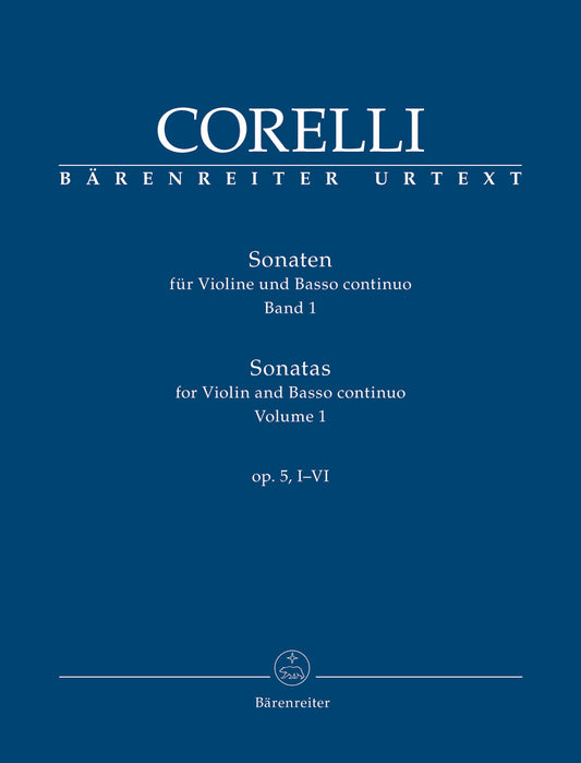 Corelli Sonatas Vol1 Op5 No1-6 Vln&Bass