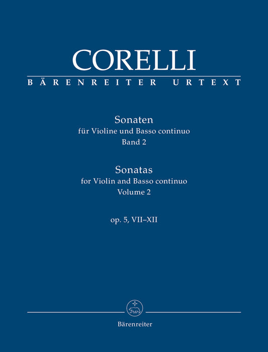 Corelli Sonatas Vol2 Op5 No7-12 Vln&Bas