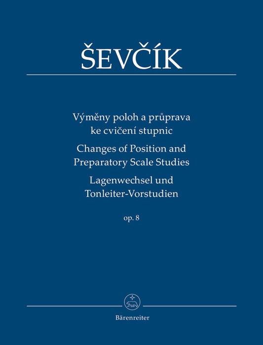 Sevcik Changes of Pos&Scale Stud Op8 Vl