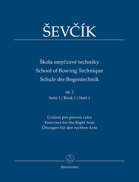Sevcik School Bowing Technique Op2 Bk1