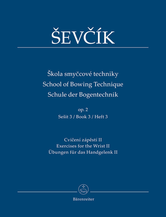Sevcik School Bowing Technique Op2 Bk3