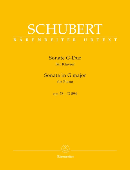Schubert Pno Sonata Gmaj D894 Op78 BA