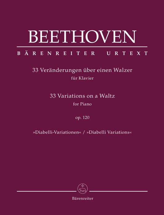 Beethoven 33 Variations on a Waltz Pno