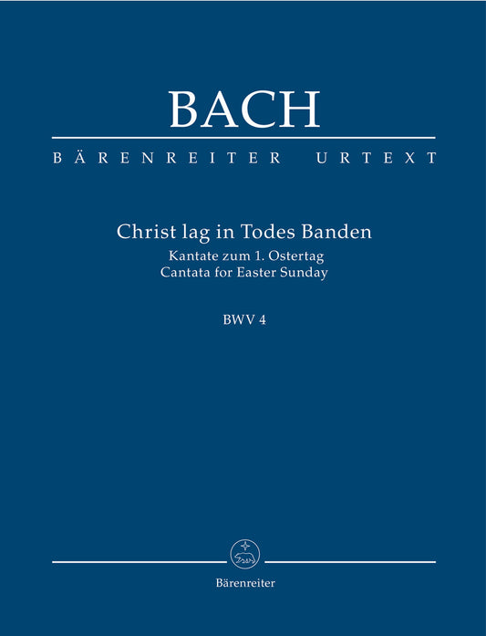 Bach Cantata BWV4 Christ Lag Study Scor