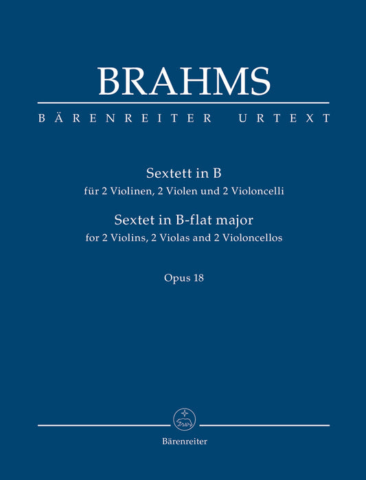 Brahms 6tet Bb maj Op18 M/S BA