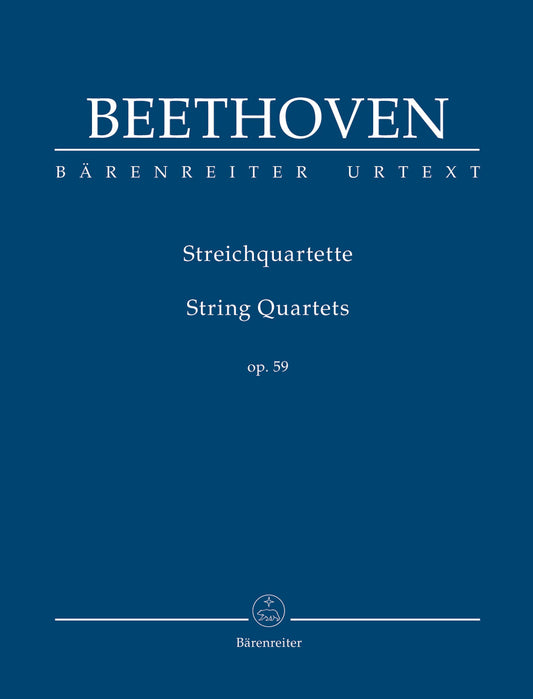 Beethoven Str 4tets Op59 M/S BA TP917