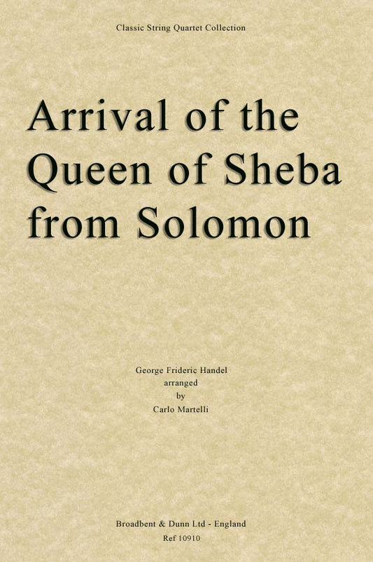 Arrival of The Queen of Sheba Martelli
