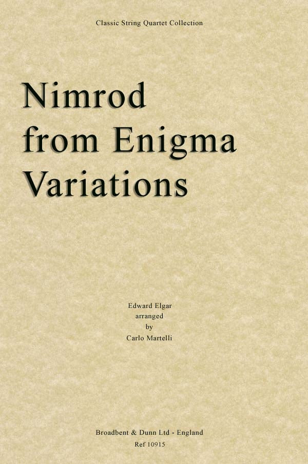 Nimrod Enigma Var. STR 4TET Martelli