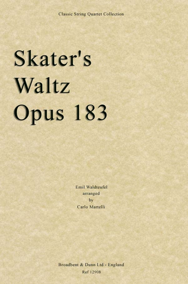 Skaters Waltz Op183 Str 4tet B&D Martel