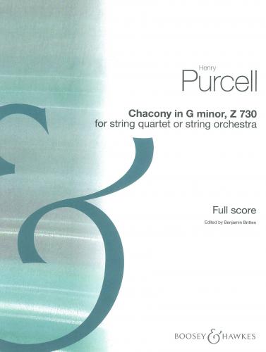 Purcell/britten Chaconne g min F/S Str