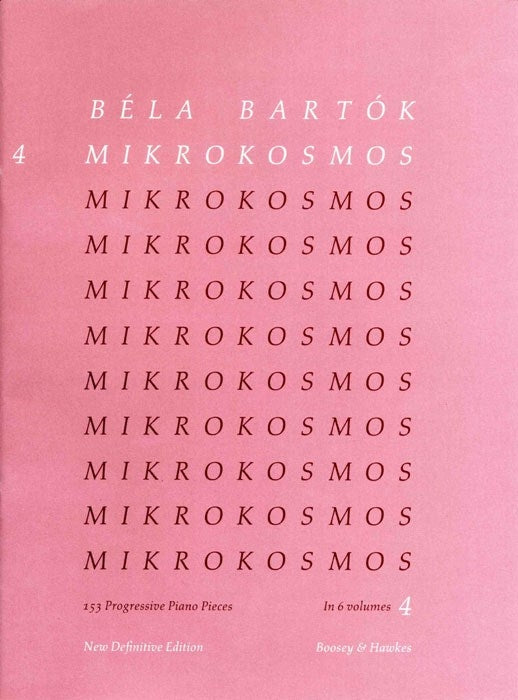 Bartok Mikrokosmos 4 Pno BHP