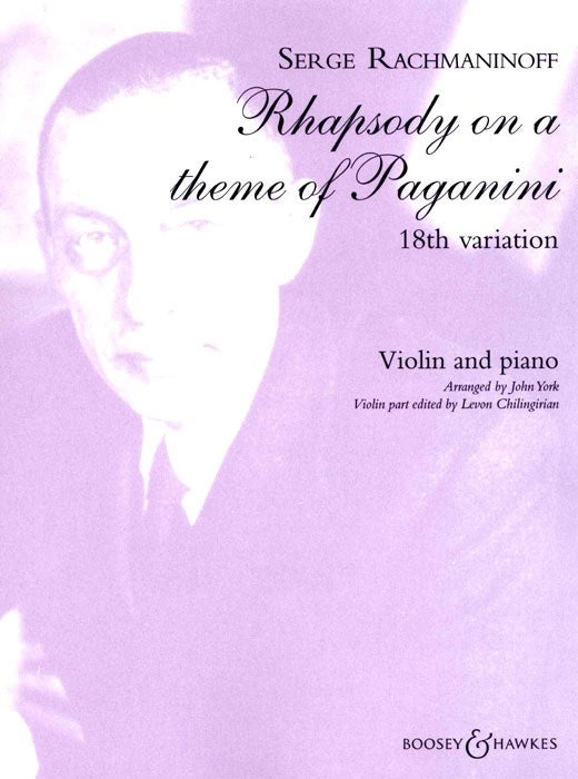 Rachmaninoff Rhapsody theme Paganini VL
