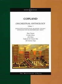 Copland Orchestral Anthology Vol1 SC B&